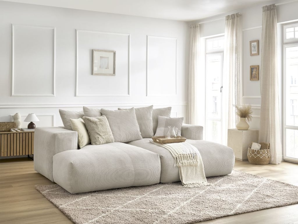 Produit similaire: Canapé droit fixe 4 places VOLTAIRE assise profonde beige BOBOCHIC