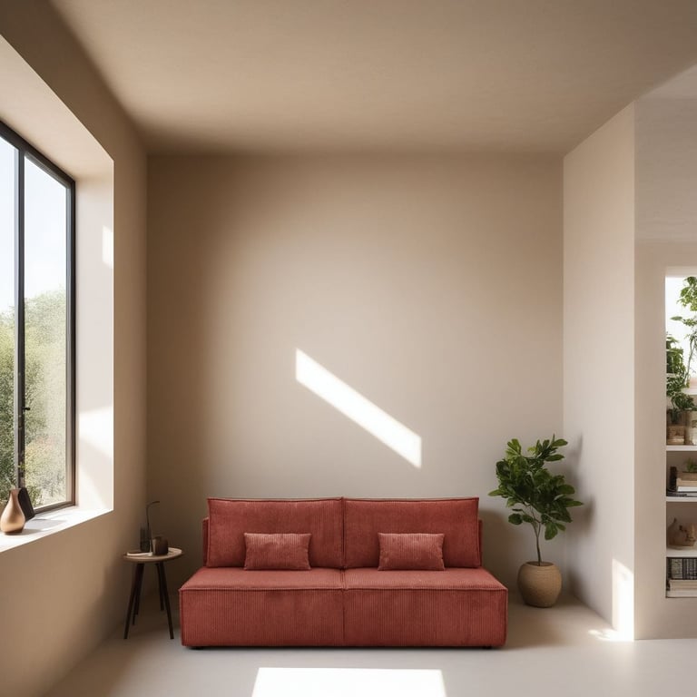 Produit similaire: milla - Canapé convertible velours côtelé Orange