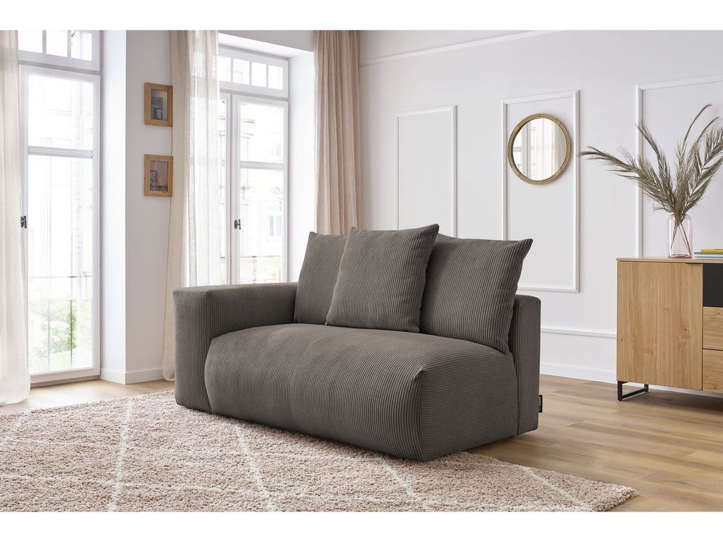 Produit similaire: Chauffeuse 2 places avec accoudoir pour canapé modulable VOLTAIRE taupe angle gauche BOBOCHIC 2 places