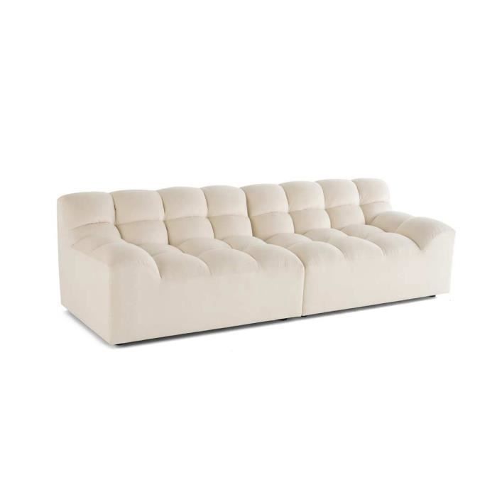 Produit similaire: Napoli - canapé droit 4 places - en velours - Beige