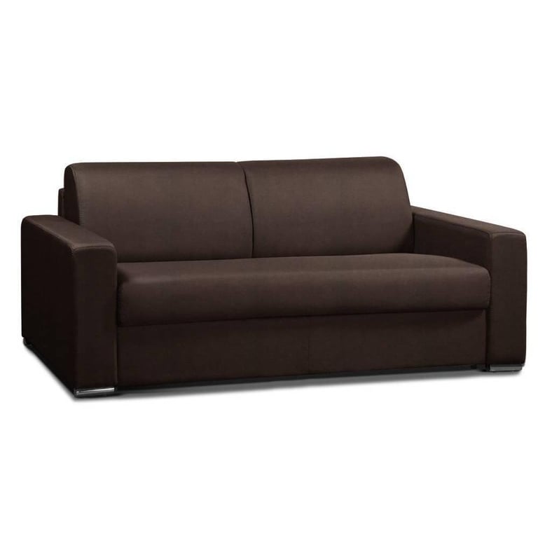 Produit similaire: Canapé convertible ALLURE matelas mémory 20cm lattes 140cm Microfibre marron