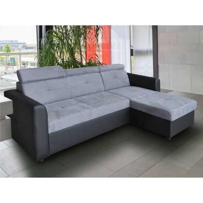 Produit similaire: Canapé d'angle Temple 124 - Noir - 230x94x165cm