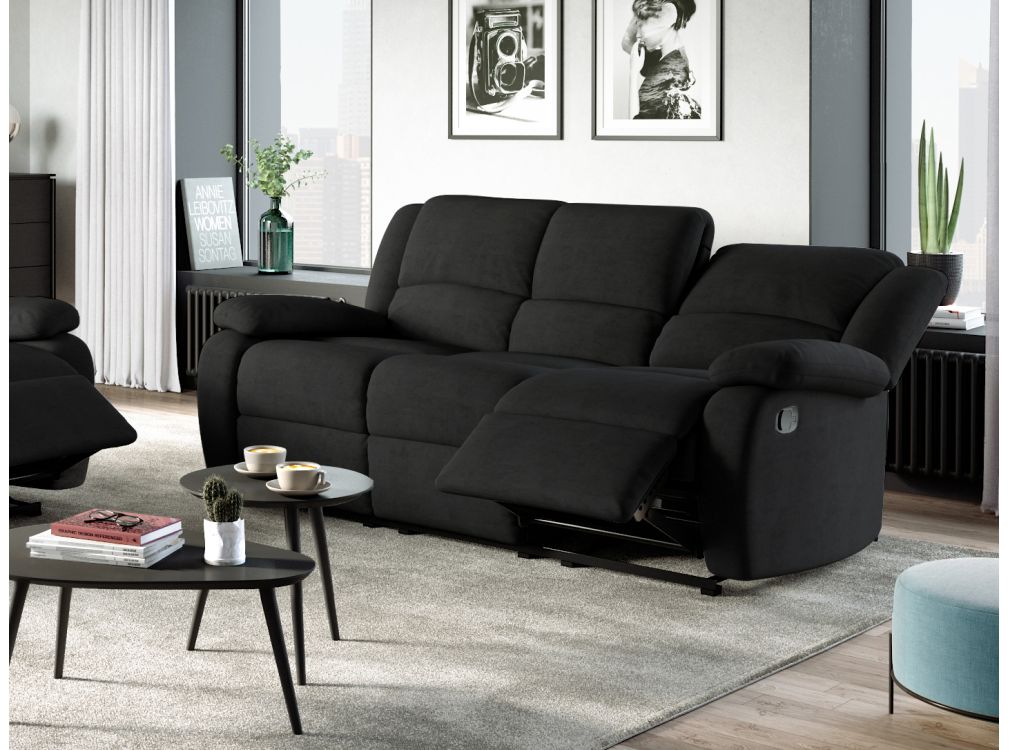 Produit similaire: RELAXXO - Ensemble canapé relax manuel LEO 3 places + fauteuil manuel en microfibre