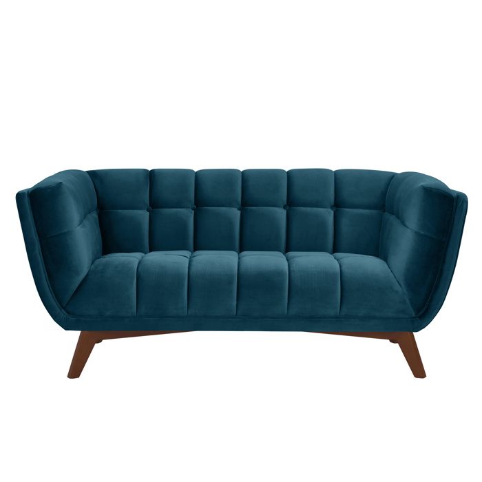 Produit similaire: Canapé.2 places en velours bleu foncé -  Rendez-Vous Déco