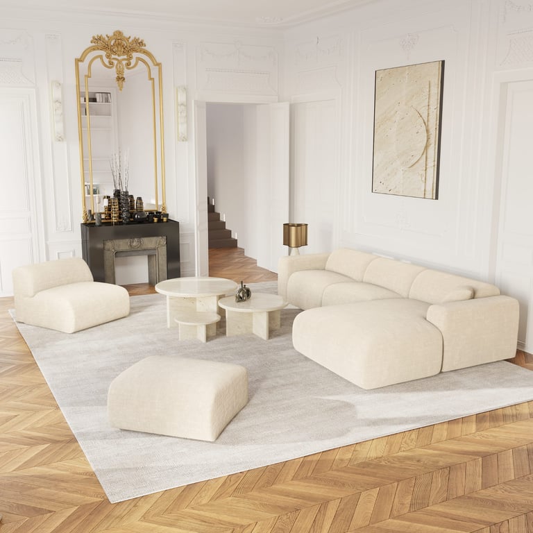 Produit similaire: myra - Canapé velours Beige