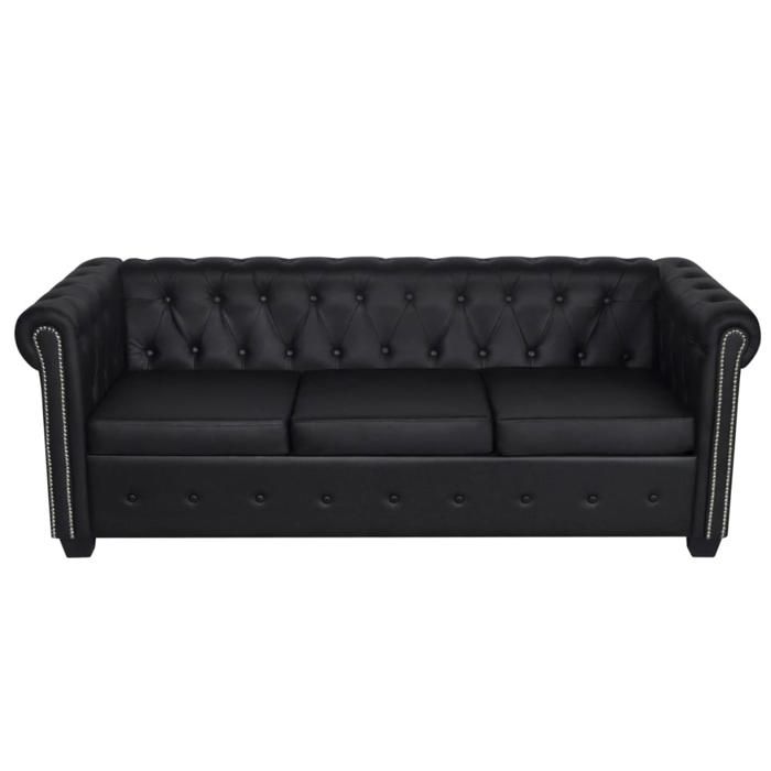 Produit similaire: Canapé lit 3 places convertible de salon - Noir - Classique - Intemporel