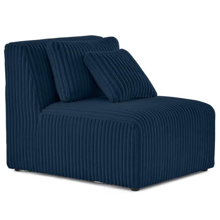 Produit similaire: Victoire - module d'assise sans accoudoirs en velours côtelé grosses côtes - Bleu