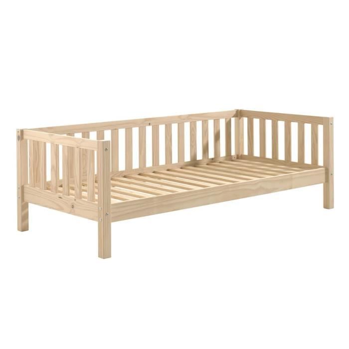 Produit similaire: YAX - Lit Banquette 90x200cm en Pin Naturel