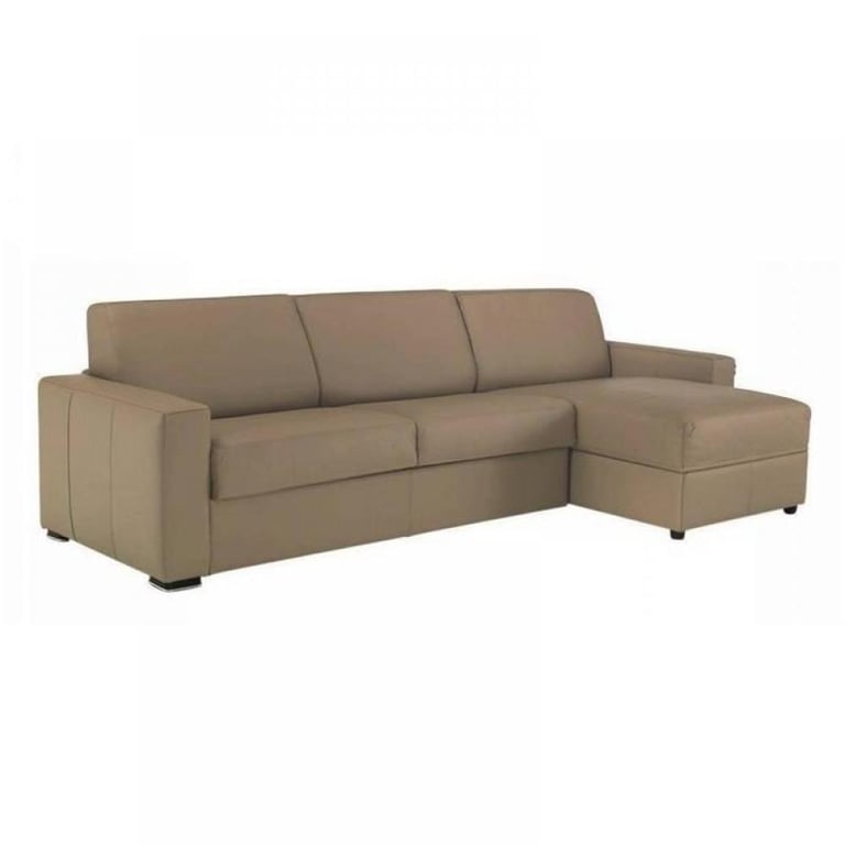 Produit similaire: Canapé d'angle DREAMER convertible EXPRESS 160cm CUIR VACHETTE taupe claire matelas 16 cm