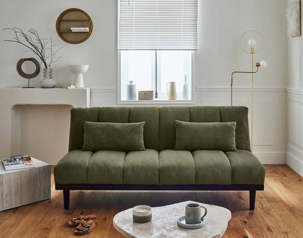 Produit similaire: samarra - Canapé velours côtelé Vert