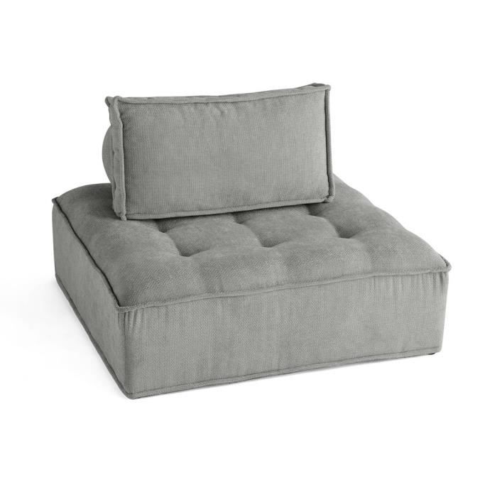 Produit similaire: Marisol - module d'assise - velours texturé - Gris