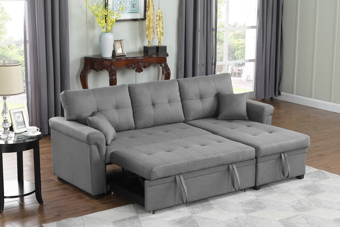 Toronto - Canapé convertible Gris - Vue supplémentaire 2