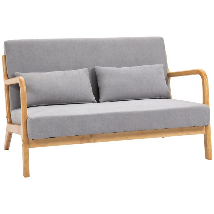 Produit similaire: Canapé lounge 2 places - 4 co 122x71x76cm Gris