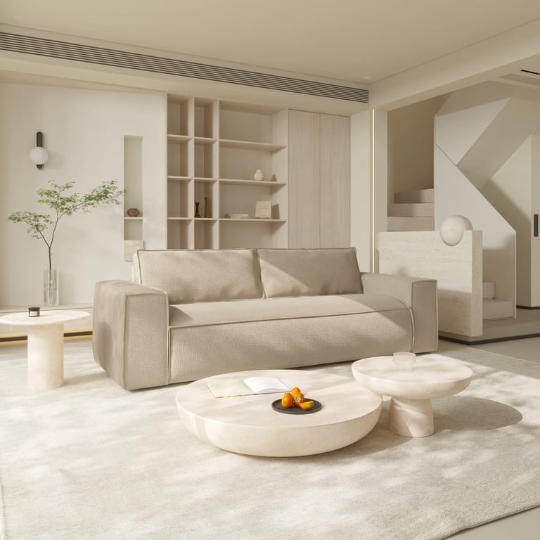 Produit similaire: joan - Canapé velours Beige