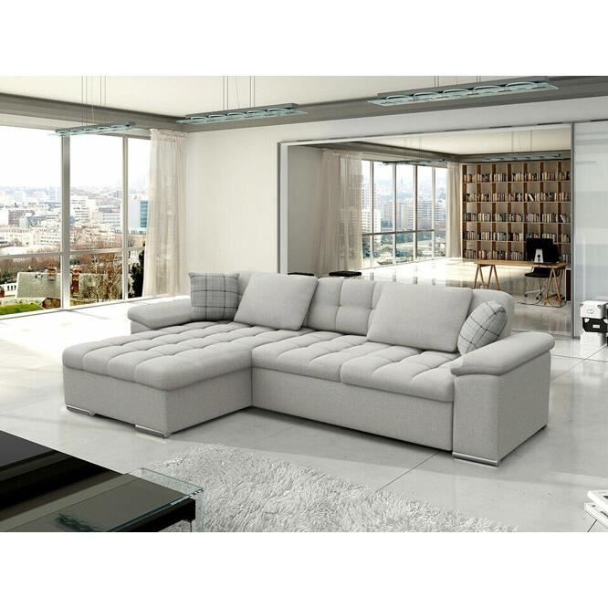 Produit similaire: Canapé d'angle Comfivo 181 - Marque Comfivo - Gris - Fonction de couchage - Ressorts Zig Zag