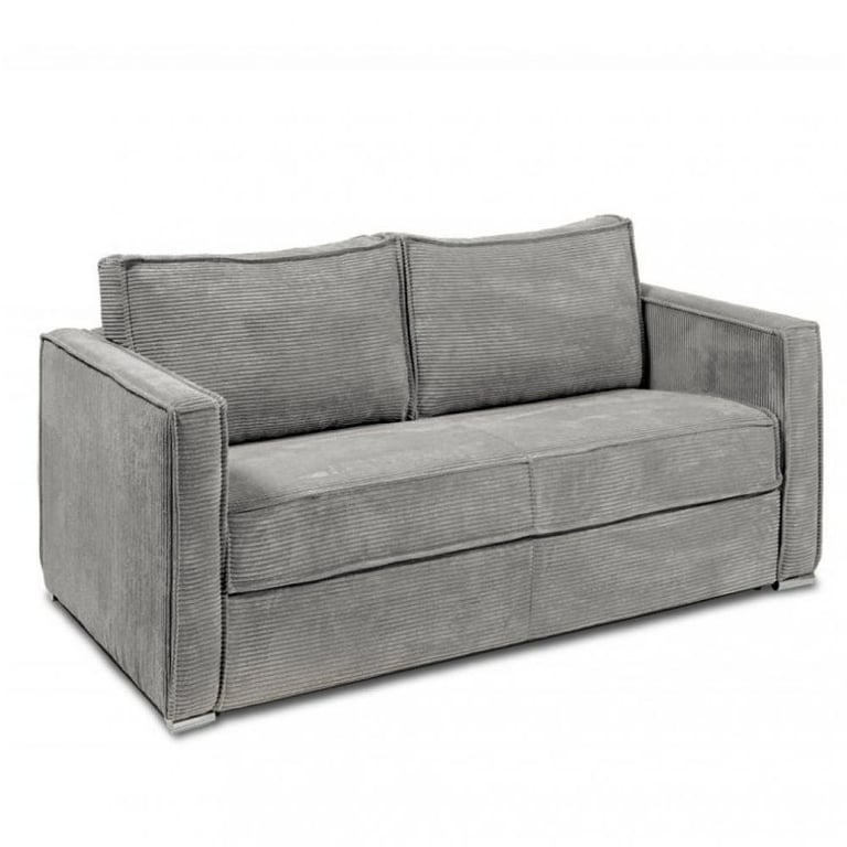 Produit similaire: Canapé convertible express 160cm ANTIBES matelas mémory 22cm sommier metal velours côtelé gris cendre