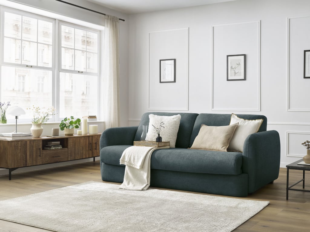 Produit similaire: Canapé droit convertible ouverture express JAURES bleu foncé 140x195 BOBOCHIC 3 places