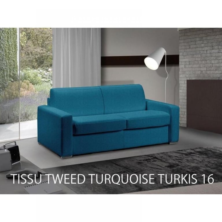 Produit similaire: Canapé MASTER express matelas 18 cm sommier lattes RENATONISI XXL 180 cm tweed bleu