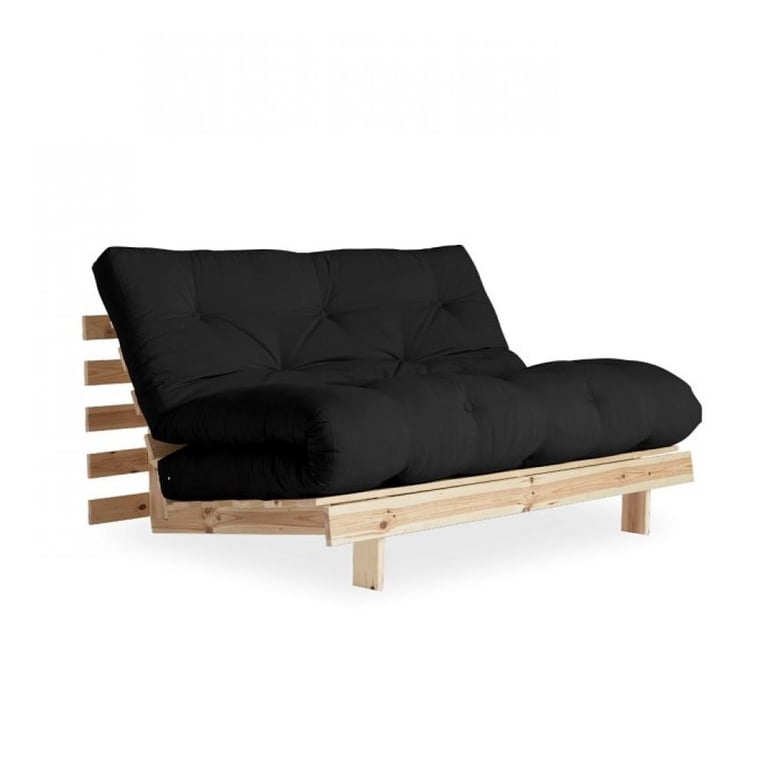 Produit similaire: Canapé convertible futon ROOTS pin naturel coloris gris foncé couchage 160*200 cm