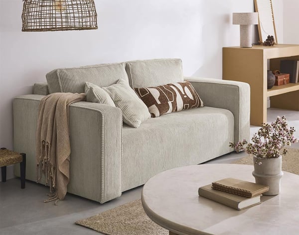 Canapé convertible Beige