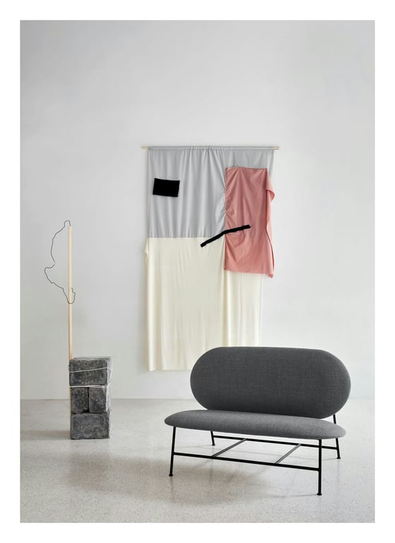 Produit similaire: Oblong - Canapé 2 places tissu gris