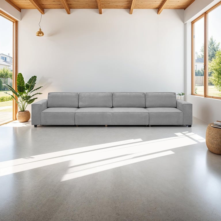 Produit similaire: harpert - Canapé convertible velours côtelé Gris