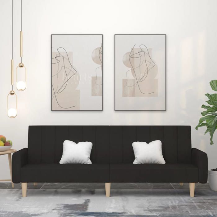 Produit similaire: Canapé-lit à 2 places noir tissu 375854