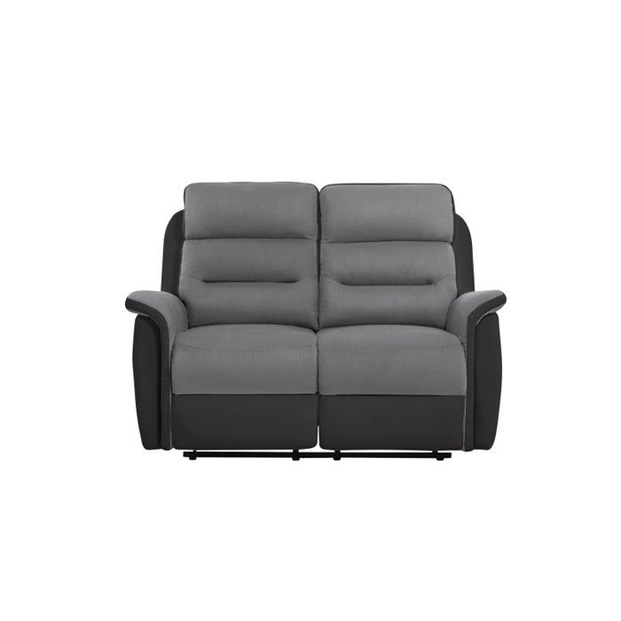 Produit similaire: Canapé de Relaxation 2 places en Microfibre et Simili LÉON - Gris et Noir - LOUNGITUDE