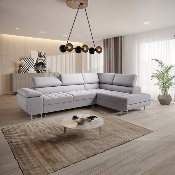 eden - Canapé relax convertible Gris