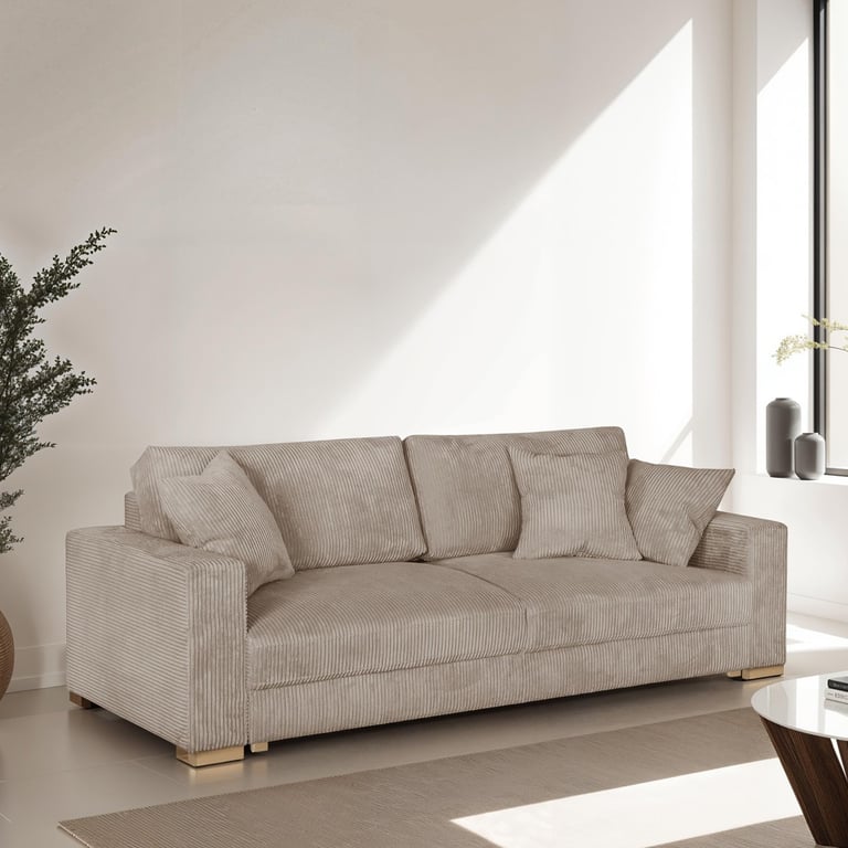 Produit similaire: Robin - Canapé convertible velours côtelé Gris