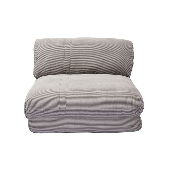Produit similaire: Chauffeuse 1 place convertible en tissu velours côtelé gris clair SPENCER