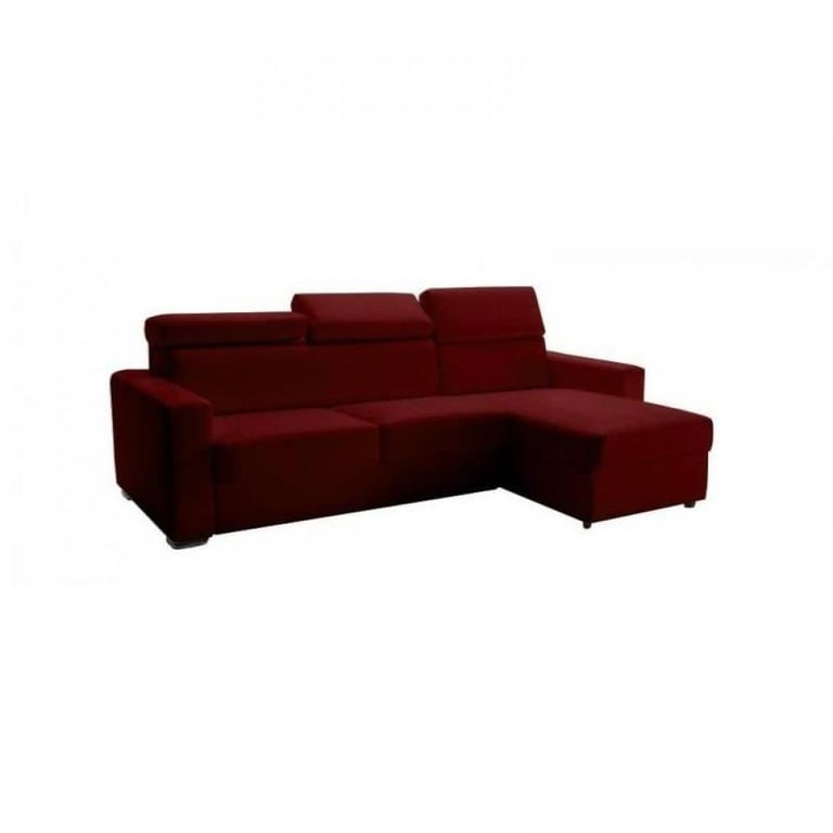 Produit similaire: Canapé d'angle réversible EXPRESS SIDNEY DELUXE 140 cm cuir vachette bordeaux têtières réglables matelas 16 cm