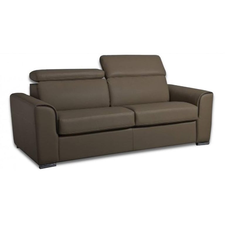 Produit similaire: Canapé convertible express IMOLA Nubucuir chocolat couchage 120 cm matelas 18cm
