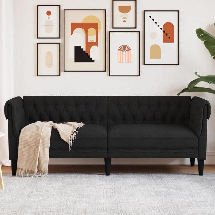 Produit similaire: Canapé Chesterfield 3 Places, Chaise avec Accoudoirs et Dossier, Siège avec Pieds, Fauteuil TV de Salon, Moderne, 372558