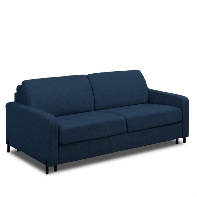 Produit similaire: Canapé convertible express 120cm ANTIBES matelas mémory 22cm sommier métal velours côtelé bleu