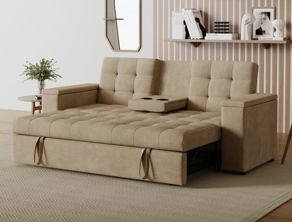 Noho - Canapé convertible Beige