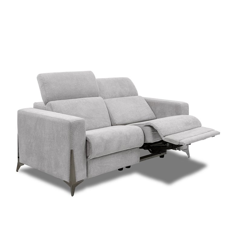 Produit similaire: Canapé 2 places relax électrique BOULOGNE avec système zéro wall microfibre gris clair