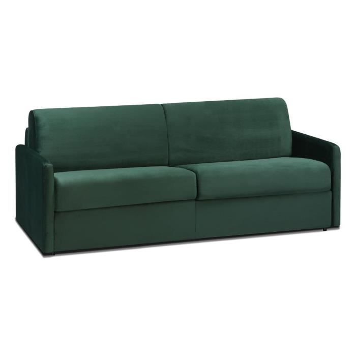 Produit similaire: Canapé 4 places convertible express en velours CALIFE - Vert sapin - Couchage 160 cm - Matelas 14 cm