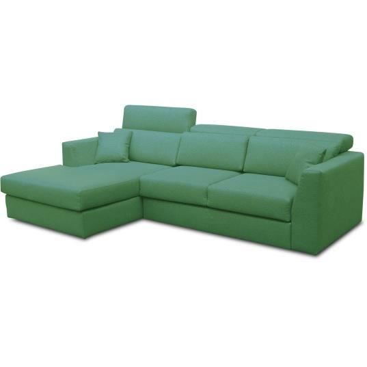 CITY SALON Canapé lit tissu BRUNICO-ANGG-AL35CM