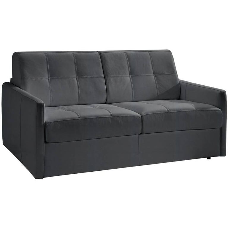 Produit similaire: Canapé lit CUBE convertible en Microfibre graphite couchage 120cm express matelas 16 cm