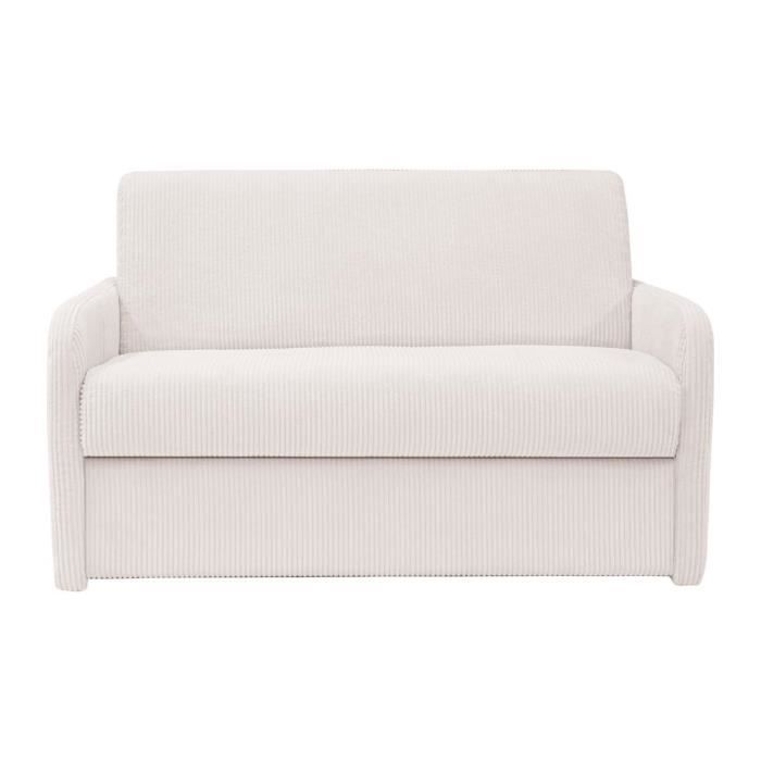 Produit similaire: Fauteuil convertible express en velours côtelé beige - Couchage 100 cm - NADOA