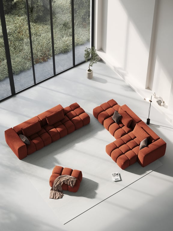 Produit similaire: Lorella - Canapé tweed Rouge