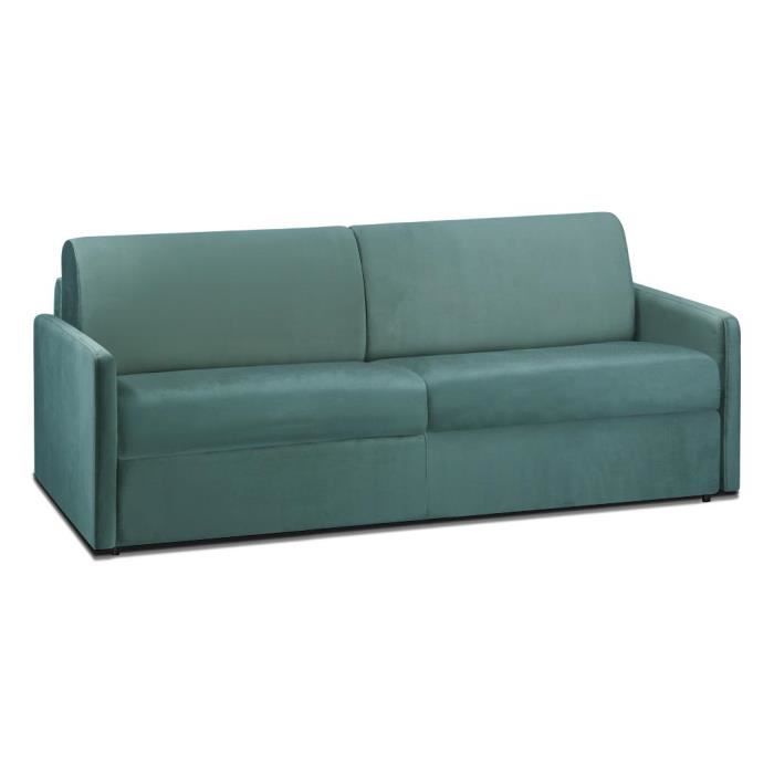 Produit similaire: Canapé 4 places convertible express en velours CALIFE - Vert menthe - Couchage 160 cm - Matelas 14 cm