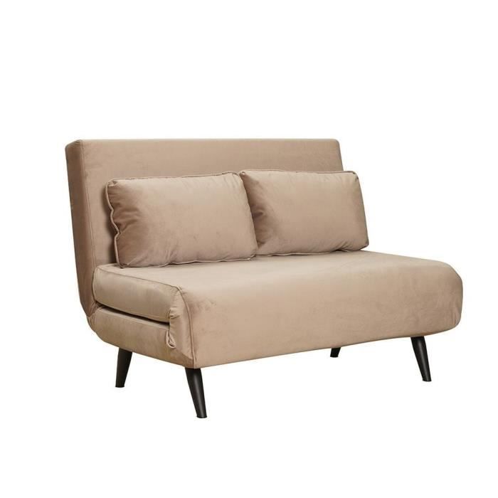 Produit similaire: Livin24  Canapé convertible lit 120 x 190 cm Kristian en velours taupe