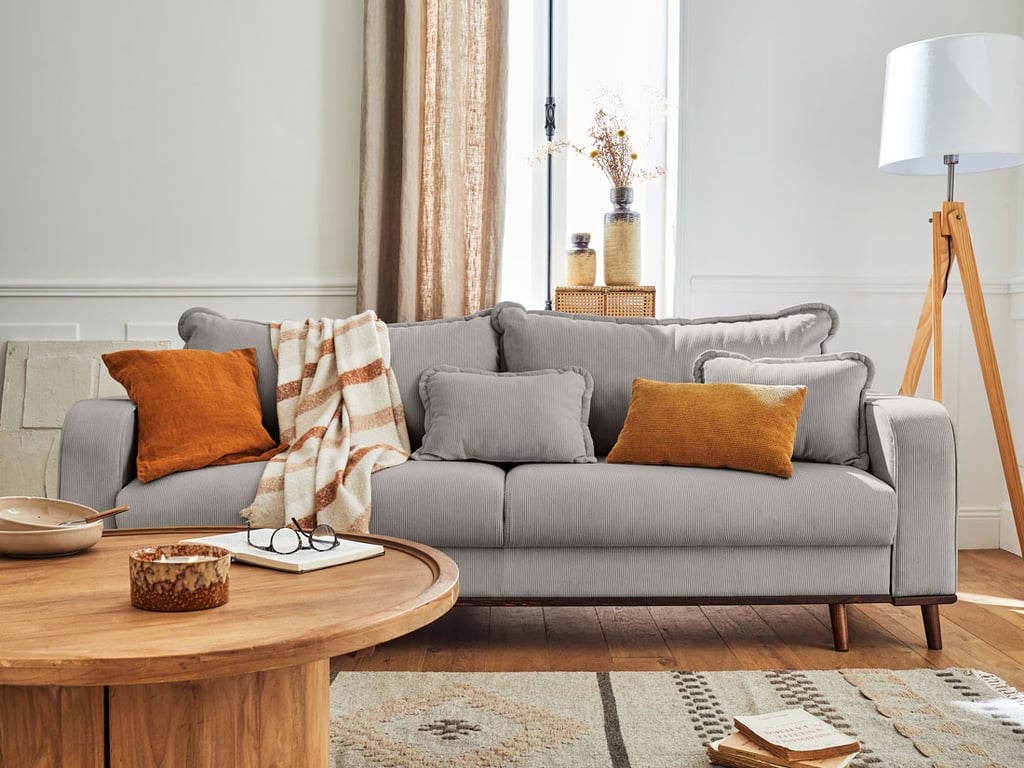 Produit similaire: albane - Canapé convertible velours côtelé Gris