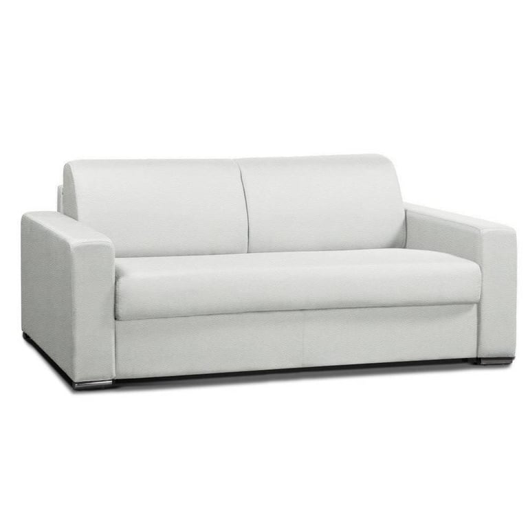 Produit similaire: Canapé convertible 3- ALLURE matelas mémory 20cm lattes 160cm polyuréthane blanc cassé