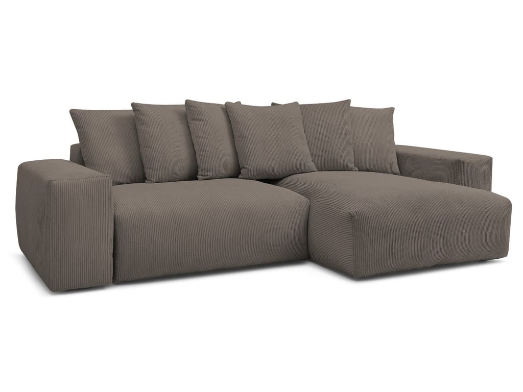 Produit similaire: Voltaire canapé d'angle réversible 4 places velours côtelé taupe