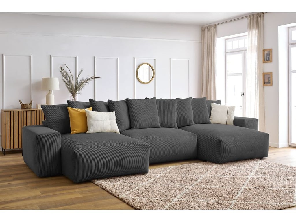 Produit similaire: Canapé panoramique convertible coffre VOLTAIRE gris foncé panoramique BOBOCHIC 6 places