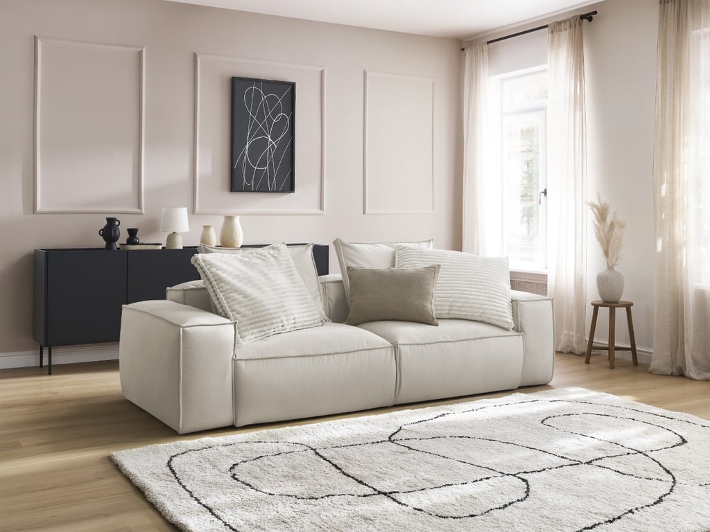 Produit similaire: Canapé droit fixe 3 places ultra moelleux BOHEME cuir végan beige BOBOCHIC