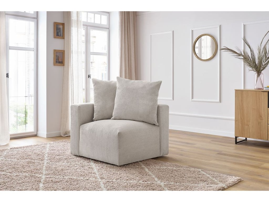 Produit similaire: Angle pour canapé modulable VOLTAIRE beige angle gauche BOBOCHIC 1 places